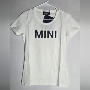 NWT Womens Mini Cooper T Shirt White Slim Fit
